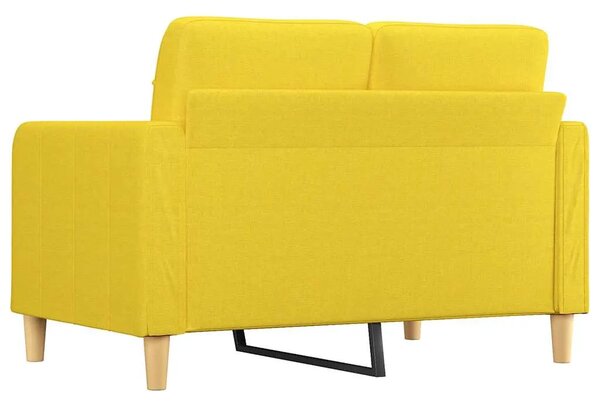 Dvosjed od tkanine svjetložuti 120 cm - Svjetložuta 120 cm Svjetložuta 120 cm