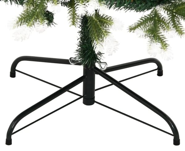 Umjetno božićno drvce sa šarkama i snijegom 150 cm - 150 cm 1 Osnovni 1