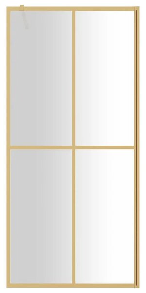 Stijenka za walk-in tuš sa staklom ESG zlatna 90 x 195 cm - Zlatno 90 x 195 cm Zlatno 90 x 195 cm