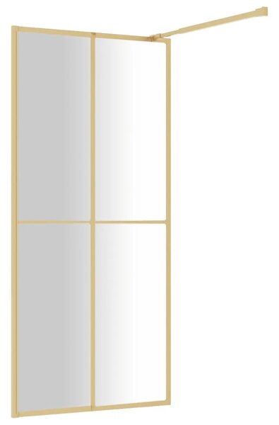 Stijenka za walk-in tuš sa staklom ESG zlatna 90 x 195 cm - Zlatno 90 x 195 cm Zlatno 90 x 195 cm