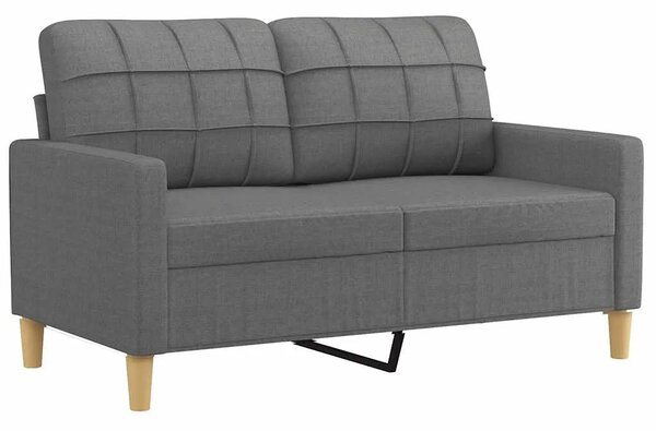 Dvosjed od tkanine tamnosivi 120 cm - Tamno siva 120 cm Tamno siva 120 cm