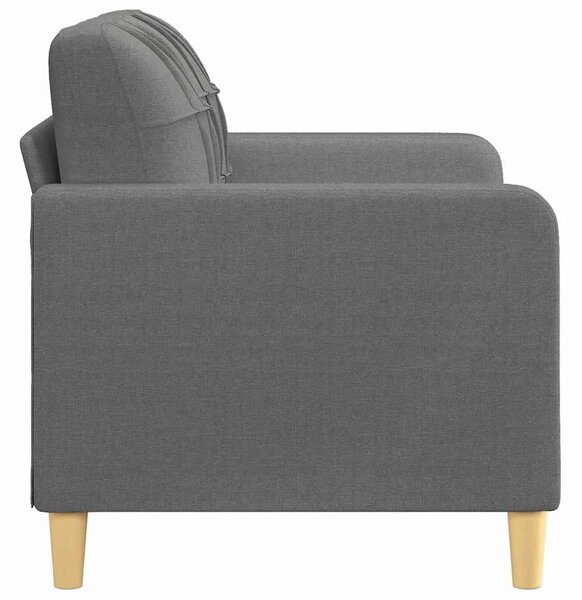 Dvosjed od tkanine tamnosivi 120 cm - Tamno siva 120 cm Tamno siva 120 cm
