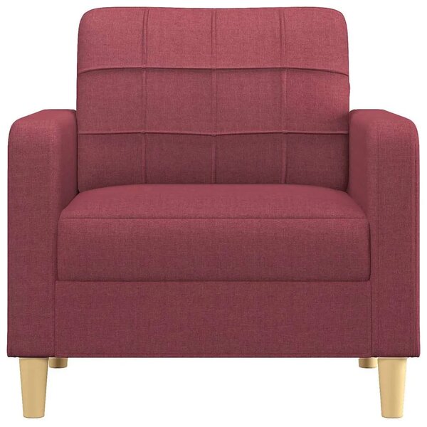 Fotelja crvena boja vina 60 cm od tkanine - boja crnog vina 60 cm Boja crnog vina 60 cm