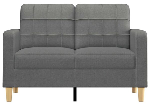 Dvosjed od tkanine tamnosivi 120 cm - Tamno siva 120 cm Tamno siva 120 cm