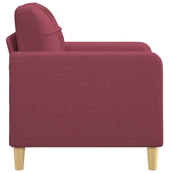 Fotelja crvena boja vina 60 cm od tkanine - boja crnog vina 60 cm Boja crnog vina 60 cm