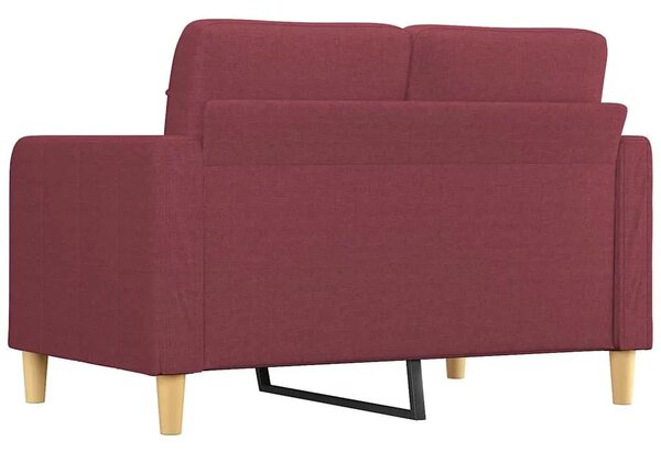 Dvosjed od tkanine crvena boja vina 120 cm - boja crnog vina 120 cm Boja crnog vina 120 cm