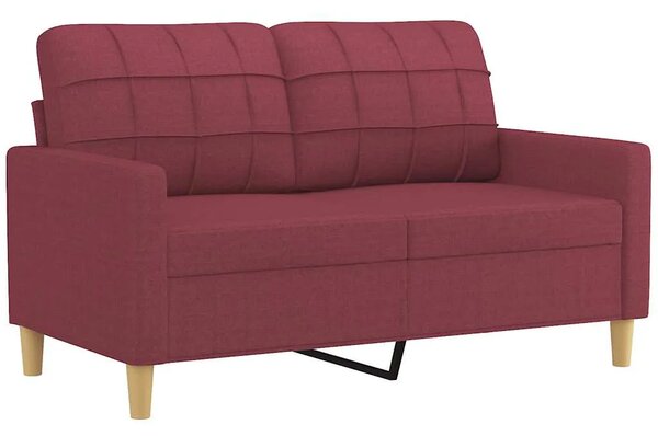 Dvosjed od tkanine crvena boja vina 120 cm - boja crnog vina 120 cm Boja crnog vina 120 cm