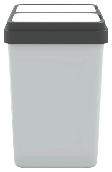 Dvostruka kanta bijela 2 x 25 L - Bijela 1 Bijela