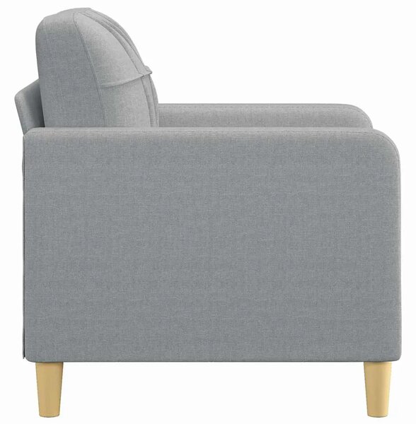 Fotelja svjetlosiva 60 cm od tkanine - Svjetlosiva 60 cm Svjetlosiva 60 cm