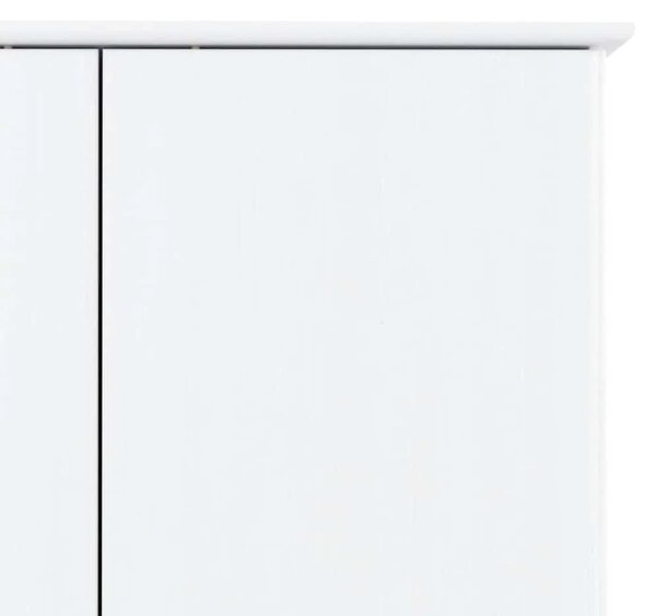 Ormar ALTA bijeli 90 x 55 x 170 cm od masivne borovine - Bijela 1 1 Bijela