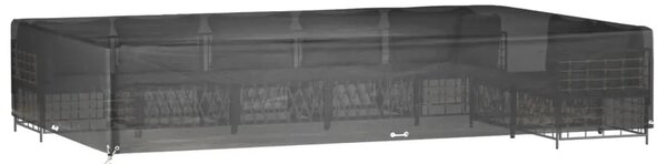 Navlaka za vrtni namještaj sa 16 ušica 325x205x60 cm pravokutna - 325 x 205 x 60 cm 1 325 x 205 x 60 cm 1