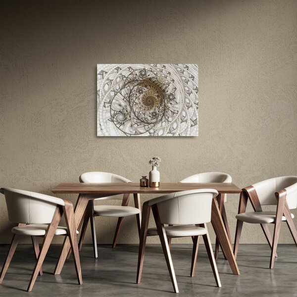 Staklena slika ornamentalne umjetnosti (70x50 cm)