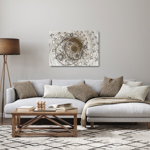 Staklena slika ornamentalne umjetnosti (70x50 cm)