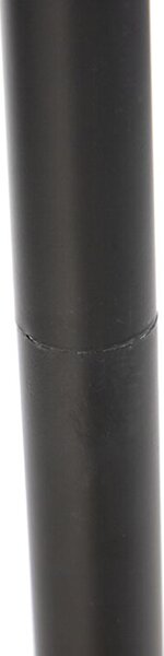 Podna lampa crna s crvenim sjenilom u obliku paunovog repa 40 cm - Classico