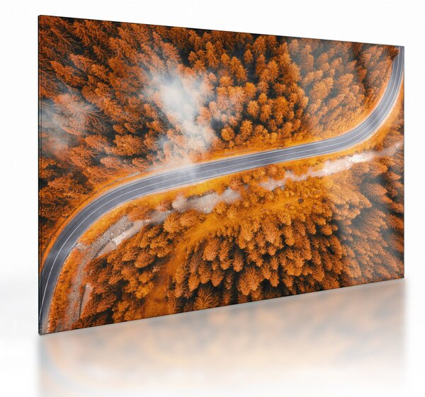 Staklena slika - Planinski put (70x50 cm)