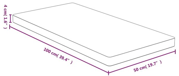 Daska za rezanje 100 x 50 x 4 cm od bambusa - 100 x 50 x 4 cm 100 x 50 x 4 cm