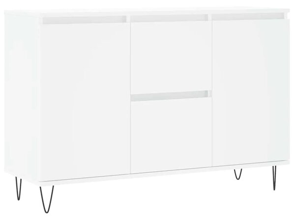 Komoda bijela 101 5x35x70 cm od konstruiranog drva - Bijela 1 Bijela