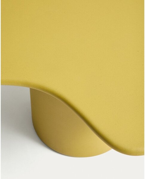 Vrtni stolić za kavu betonski 77x83 cm Macarella – Kave Home