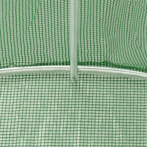 Plastenik s čeličnim okvirom zeleni 72 m² 12 x 6 x 2 85 m - Zelena 12 x 6 x 2.85 m 1 Zelena