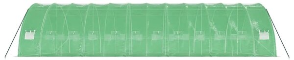 Plastenik s čeličnim okvirom zeleni 72 m² 12 x 6 x 2 85 m - Zelena 12 x 6 x 2.85 m 1 Zelena