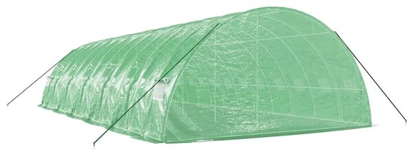 Plastenik s čeličnim okvirom zeleni 72 m² 12 x 6 x 2 85 m - Zelena 12 x 6 x 2.85 m 1 Zelena