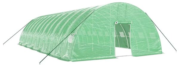 Plastenik s čeličnim okvirom zeleni 72 m² 12 x 6 x 2 85 m - Zelena 12 x 6 x 2.85 m 1 Zelena