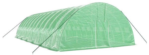 Plastenik s čeličnim okvirom zeleni 72 m² 12 x 6 x 2 85 m - Zelena 12 x 6 x 2.85 m 1 Zelena