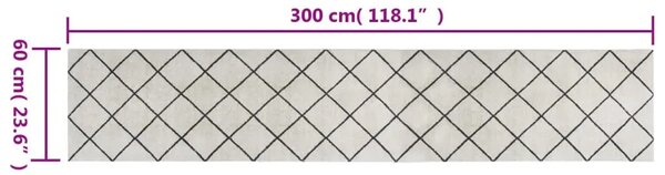 Kuhinjski tepih perivi četvrtasti 60 x 300 cm baršunasti - Četvrtasto 60 x 300 cm 1 Četvrtasto