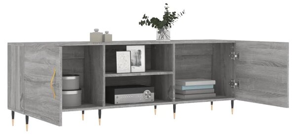 TV ormarić boja hrasta sonome 150x30x50 cm konstruirano drvo - Sivi hrast sonoma 1 Sivi hrast sonoma