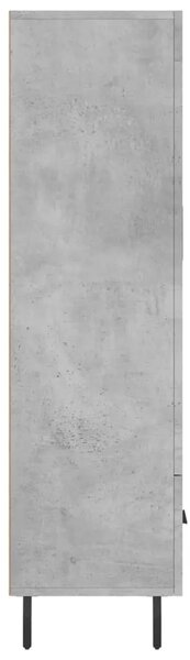 Visoka komoda boja betona 69 5 x 31 x 115 cm konstruirano drvo - Beton siva 1 Beton siva