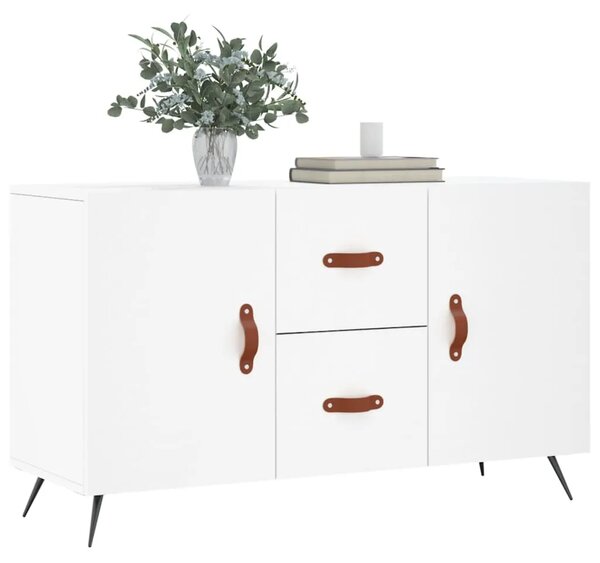 Komoda bijela 100x36x60 cm od konstruiranog drva - Bijela 1 Bijela