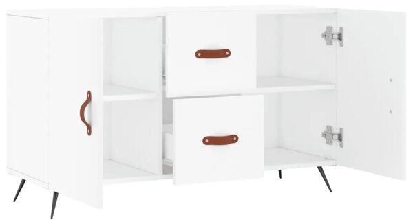 Komoda bijela 100x36x60 cm od konstruiranog drva - Bijela 1 Bijela