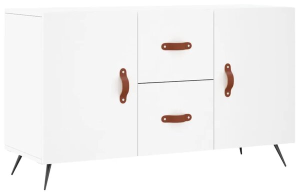 Komoda bijela 100x36x60 cm od konstruiranog drva - Bijela 1 Bijela