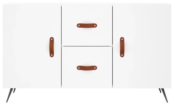 Komoda bijela 100x36x60 cm od konstruiranog drva - Bijela 1 Bijela
