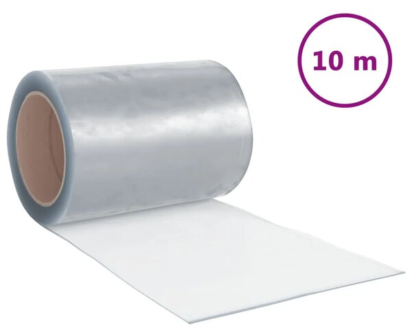 Prozirna zavjesa za vrata 300 mm x 2 6 mm 10 m PVC - Transparentan 300 x 2.6 mm (10 m) 1 Transparentan