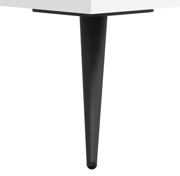 Komoda bijela 100x36x60 cm od konstruiranog drva - Bijela 1 Bijela