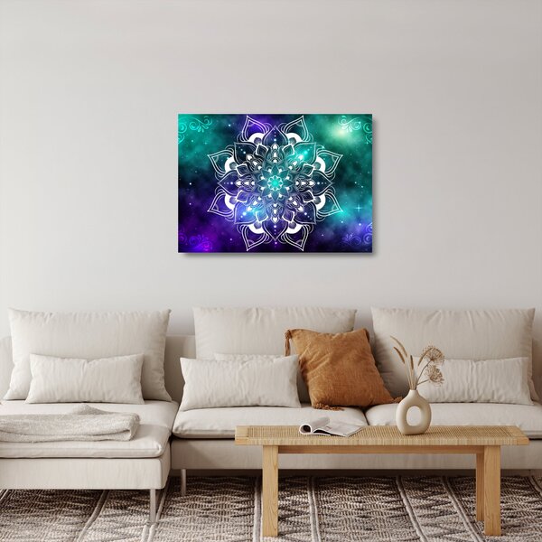 Staklena slika apstrakcije (70x50 cm)