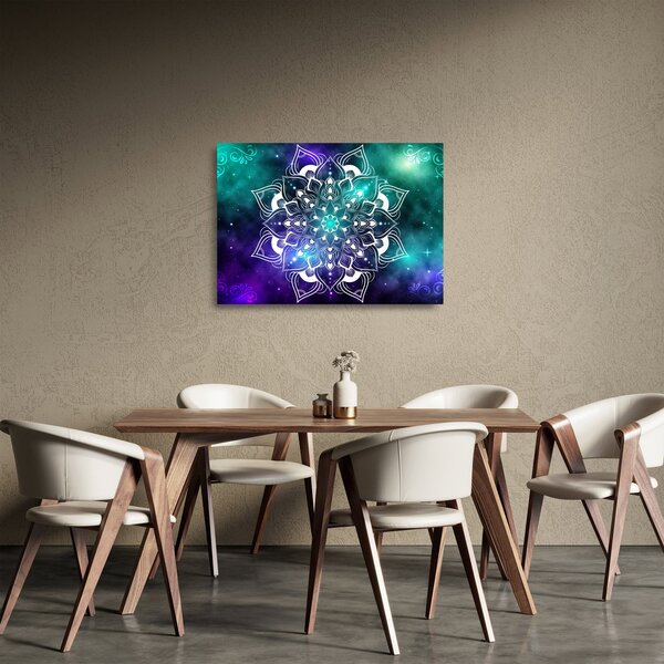 Staklena slika apstrakcije (70x50 cm)