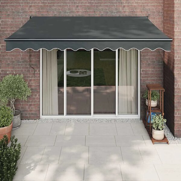 Automatska tenda na uvlačenje antracit 3 5 x 2 5 m - Antracit 3.5 x 2.5 m 1 s antracitnim okvirom