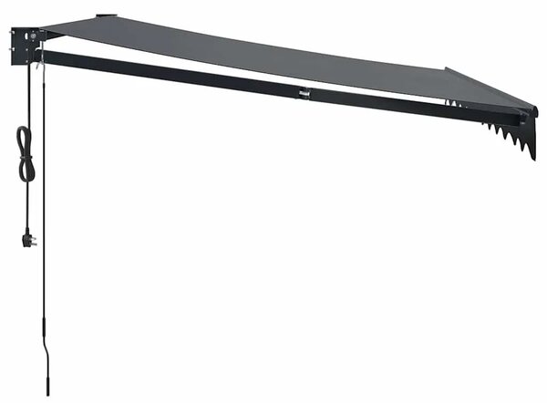 Automatska tenda na uvlačenje antracit 3 5 x 2 5 m - Antracit 3.5 x 2.5 m 1 s antracitnim okvirom