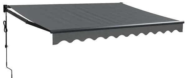 Automatska tenda na uvlačenje antracit 3 5 x 2 5 m - Antracit 3.5 x 2.5 m 1 s antracitnim okvirom