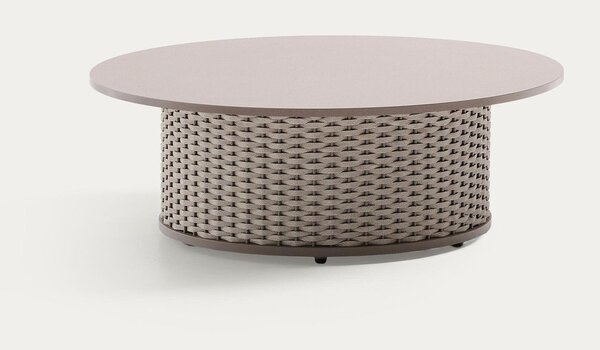 Metalni okrugao vrtni stolić za kavu ø 99 cm Sedalis – Kave Home