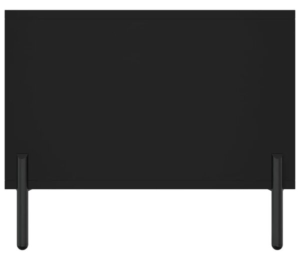 Stolić za kavu crni 102 x 50 x 40 cm od konstruiranog drva - Crna 1 Crna
