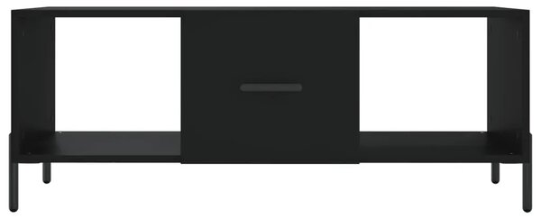 Stolić za kavu crni 102 x 50 x 40 cm od konstruiranog drva - Crna 1 Crna
