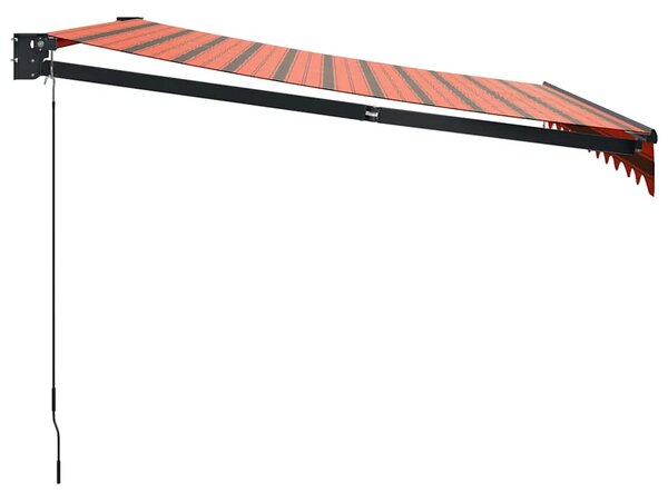 Tenda na uvlačenje narančasto-smeđa 3 5x2 5 m tkanina/aluminij - Narančasta i smeđa (antracitni okvir) 3.5 x 2.5 m 1 Narančasta