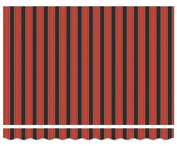 Tenda na uvlačenje narančasto-smeđa 3 5x2 5 m tkanina/aluminij - Narančasta i smeđa (antracitni okvir) 3.5 x 2.5 m 1 Narančasta