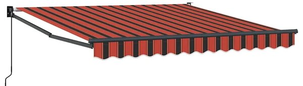 Tenda na uvlačenje narančasto-smeđa 3 5x2 5 m tkanina/aluminij - Narančasta i smeđa (antracitni okvir) 3.5 x 2.5 m 1 Narančasta