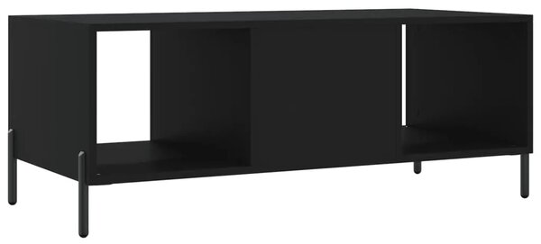 Stolić za kavu crni 102 x 50 x 40 cm od konstruiranog drva - Crna 1 Crna