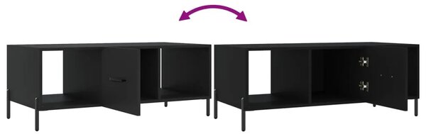 Stolić za kavu crni 102 x 50 x 40 cm od konstruiranog drva - Crna 1 Crna