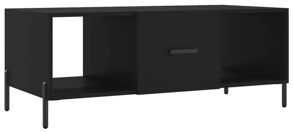Stolić za kavu crni 102 x 50 x 40 cm od konstruiranog drva - Crna 1 Crna